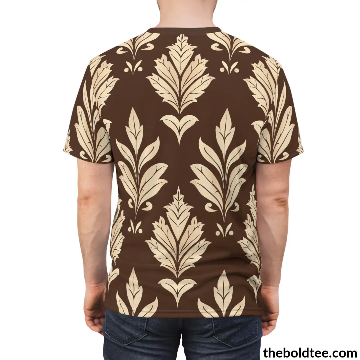 Elegant Pattern Tee - Premium All Over Print Crewneck Shirt Prints