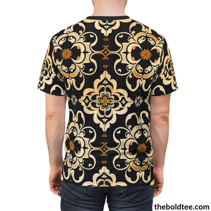 Elegant Pattern Tee - Premium All Over Print Crewneck Shirt Prints