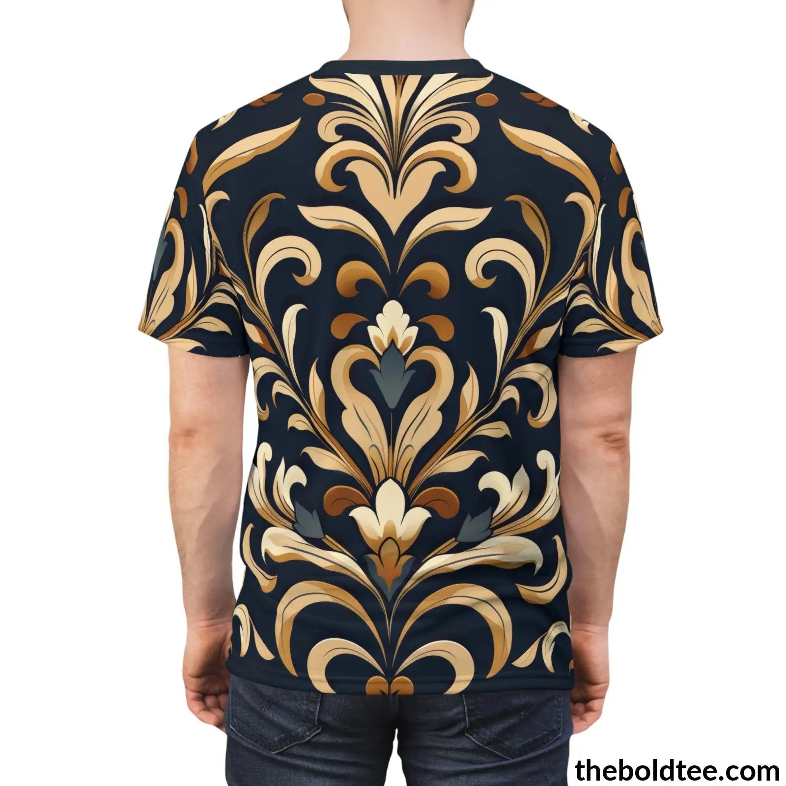 Elegant Pattern Tee - Premium All Over Print Crewneck Shirt Prints