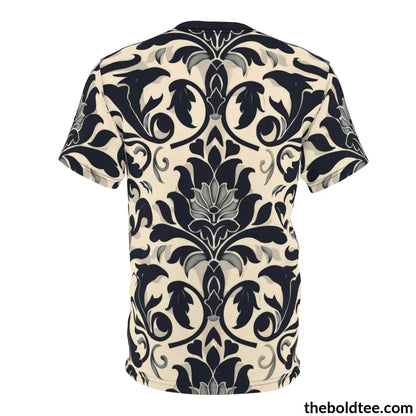 Elegant Pattern Tee - Premium All Over Print Crewneck Shirt Prints