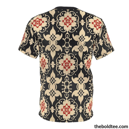 Elegant Pattern Tee - Premium All Over Print Crewneck Shirt Prints