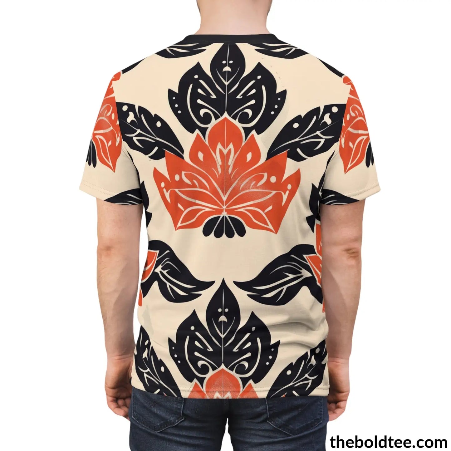 Elegant Pattern Tee - Premium All Over Print Crewneck Shirt Prints