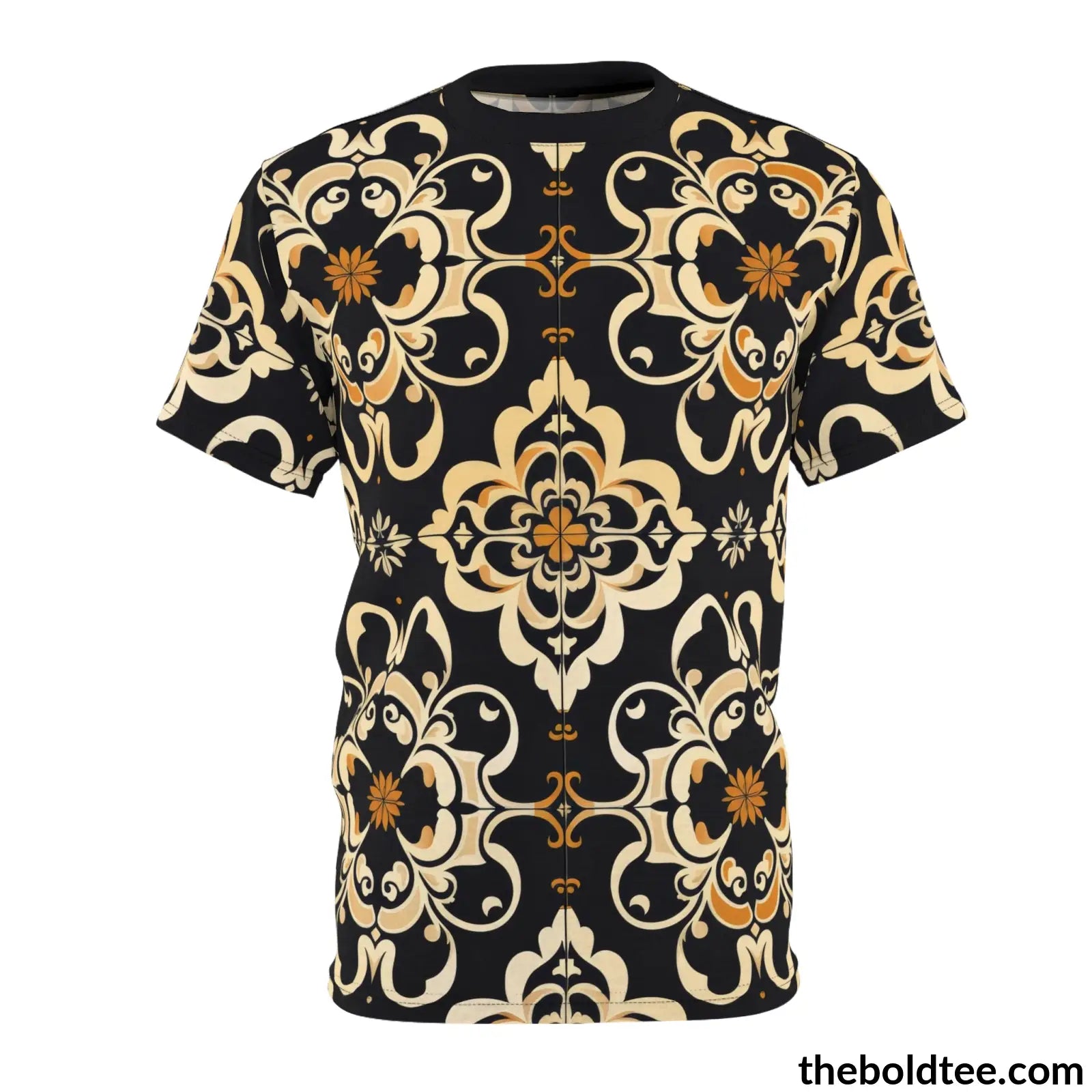 Elegant Pattern Tee - Premium All Over Print Crewneck Shirt S Prints