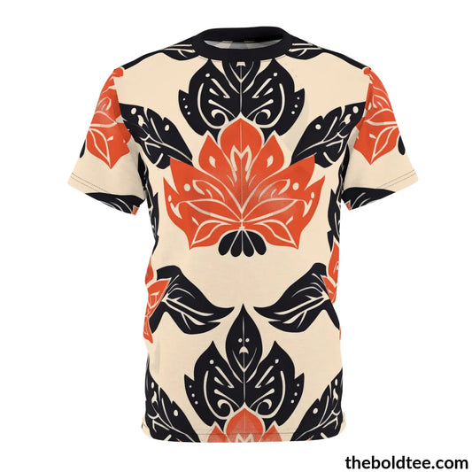 Elegant Pattern Tee - Premium All Over Print Crewneck Shirt S Prints