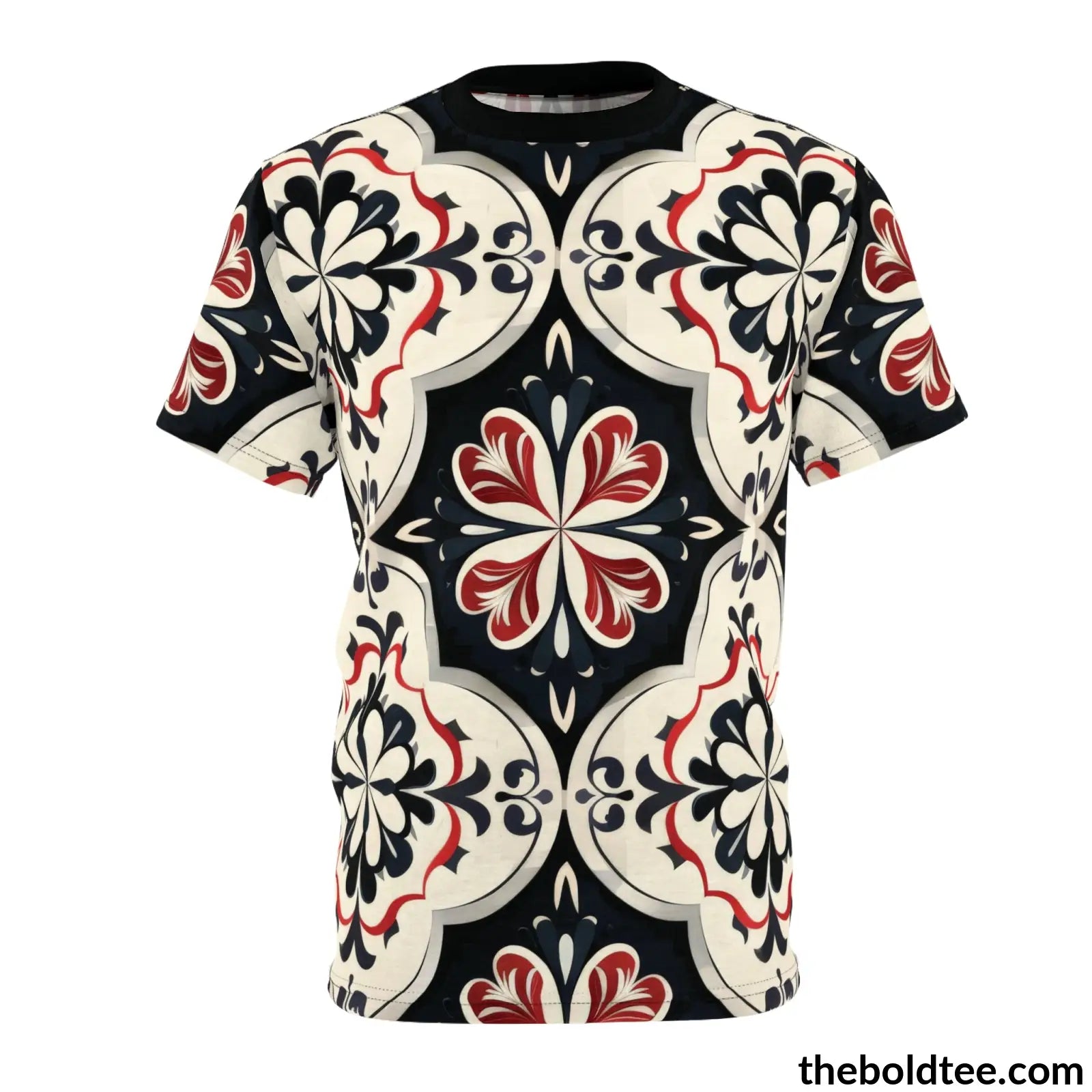 Elegant Pattern Tee - Premium All Over Print Crewneck Shirt S Prints