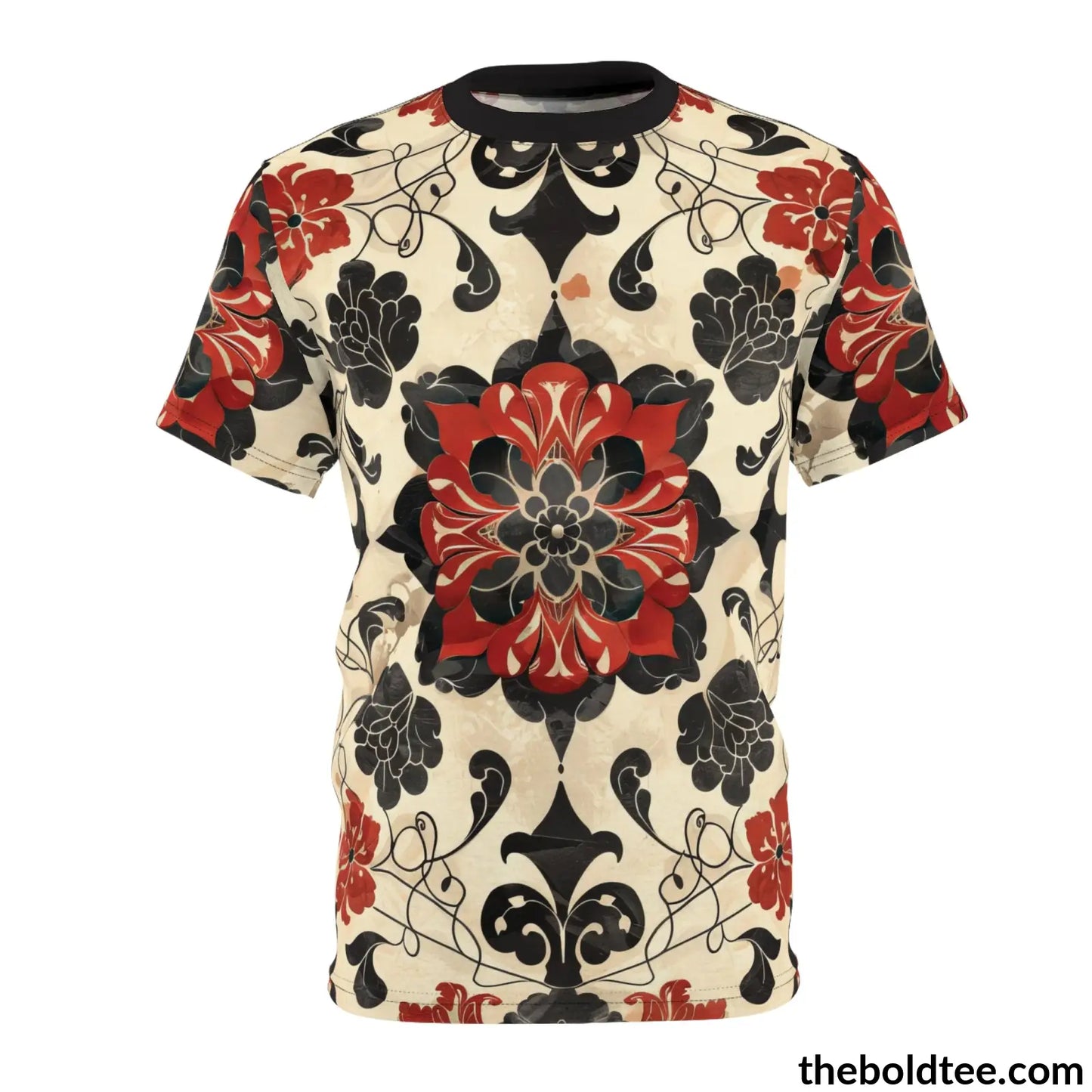 Elegant Pattern Tee - Premium All Over Print Crewneck Shirt S Prints