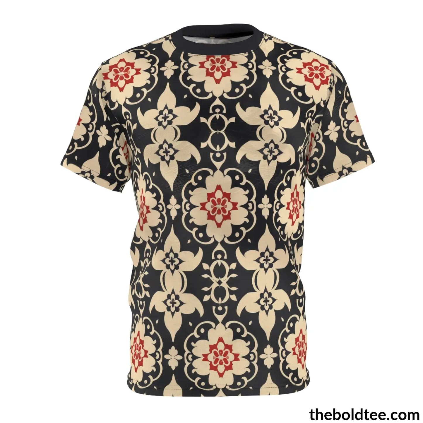 Elegant Pattern Tee - Premium All Over Print Crewneck Shirt S Prints