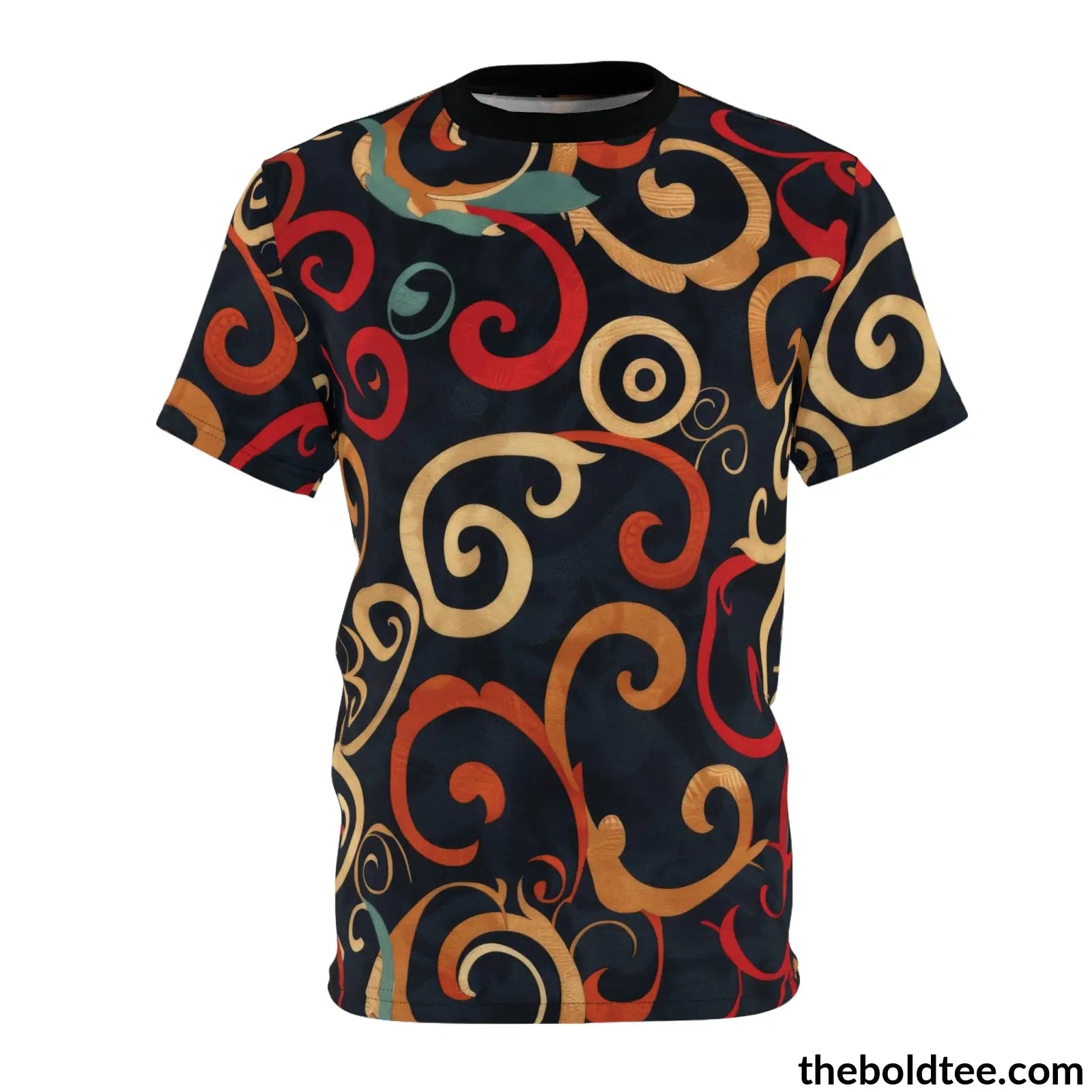 Elegant Pattern Tee - Premium All Over Print Crewneck Shirt S Prints