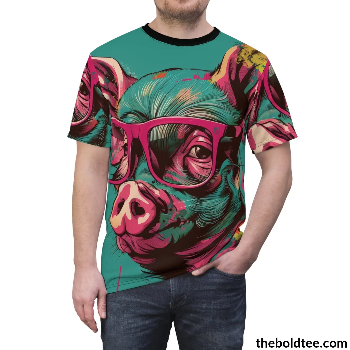 Epic Animal Pop Art Tee - Premium All Over Print Crewneck Prints