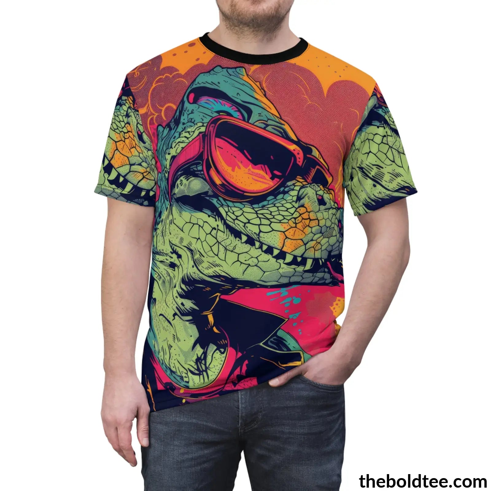 Epic Animal Pop Art Tee - Premium All Over Print Crewneck Prints