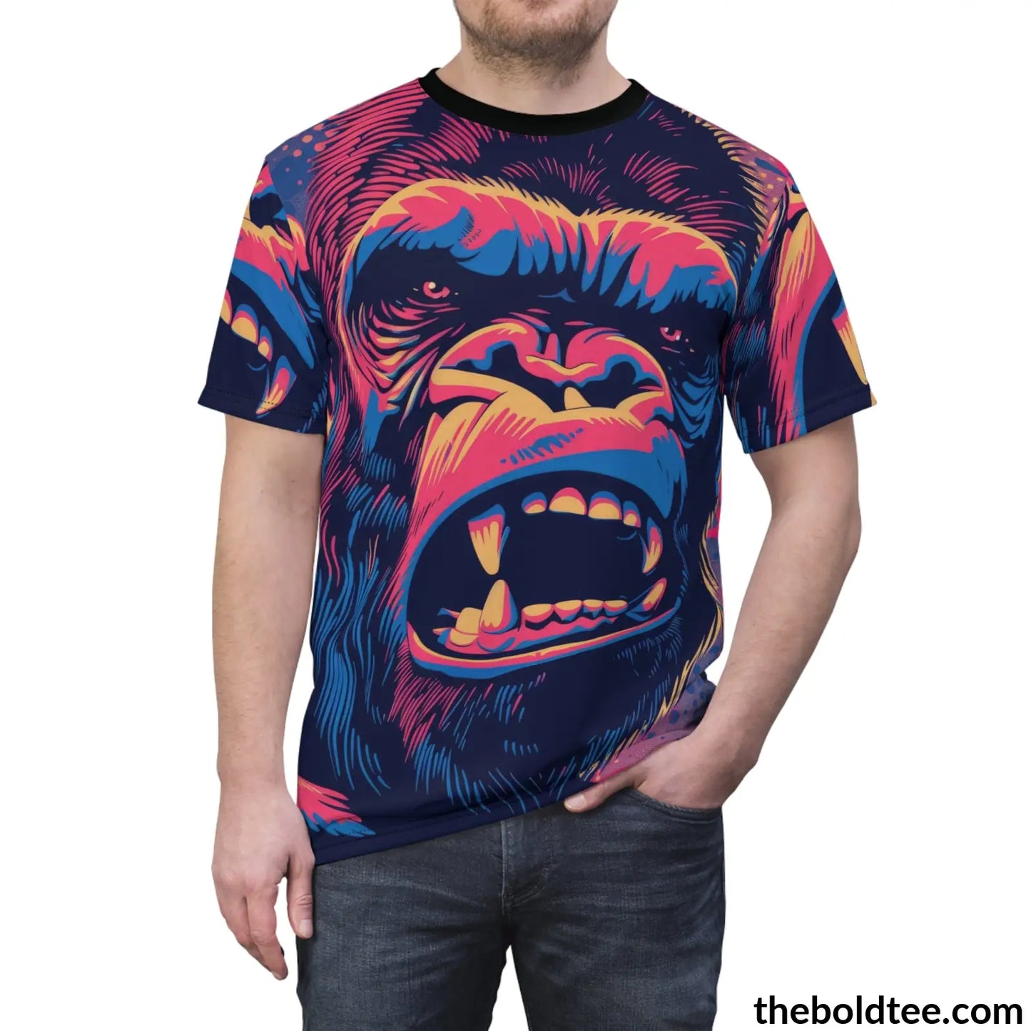 Epic Animal Pop Art Tee - Premium All Over Print Crewneck Prints