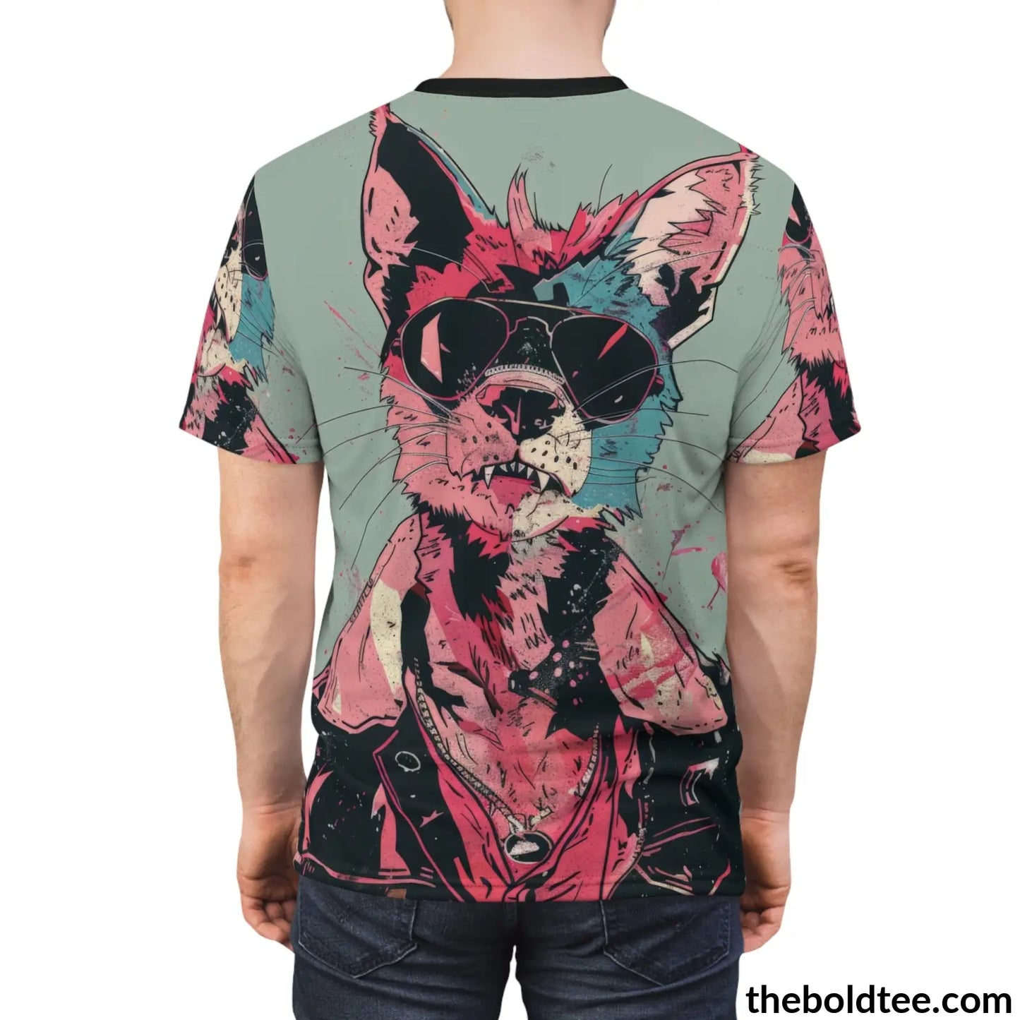 Epic Animal Pop Art Tee - Premium All Over Print Crewneck Prints