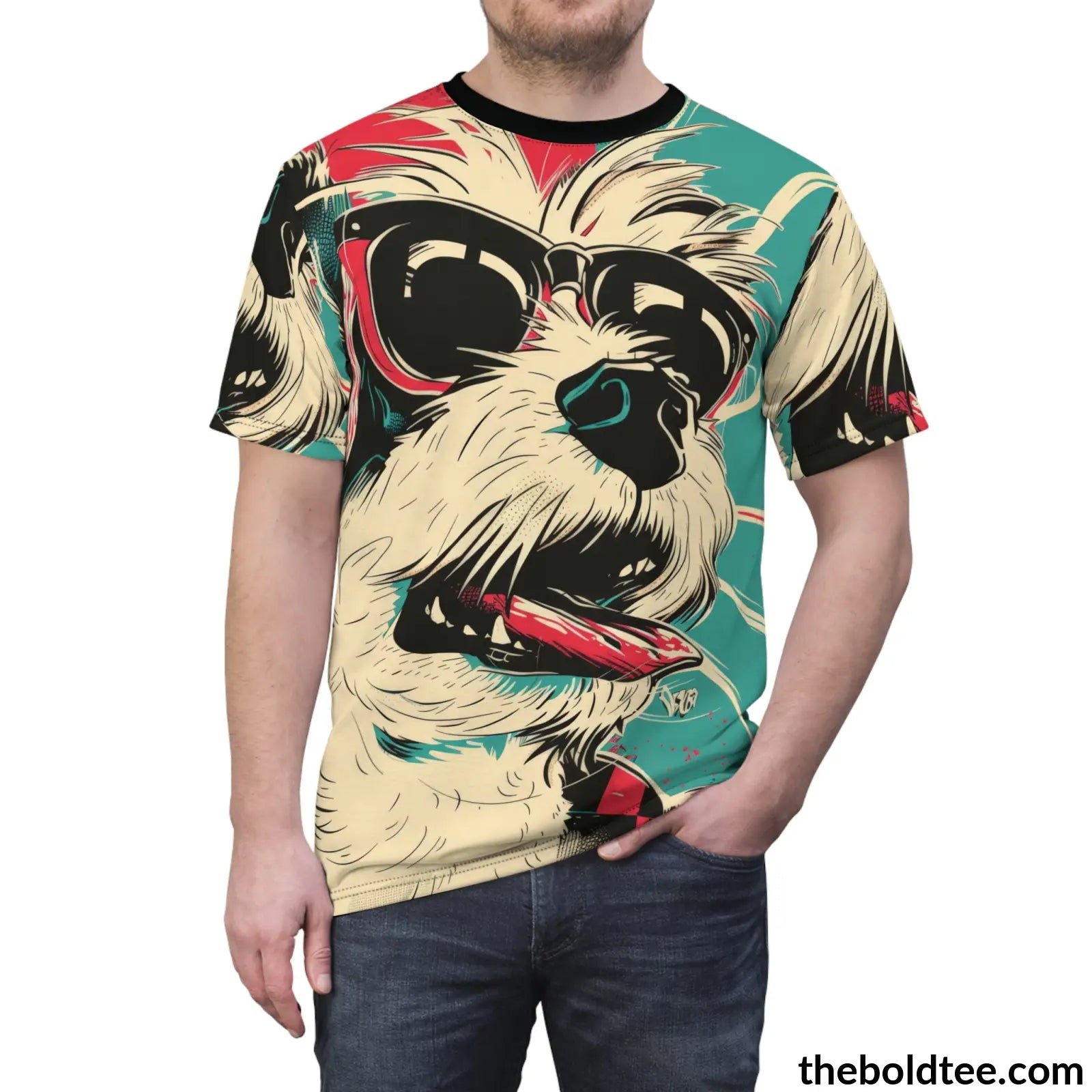 Epic Animal Pop Art Tee - Premium All Over Print Crewneck Prints