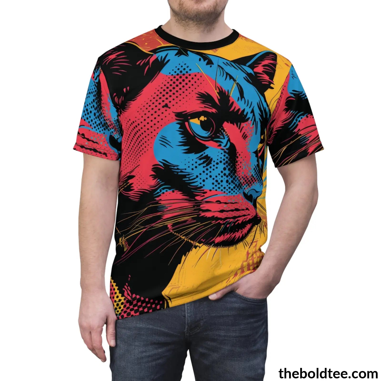 Epic Animal Pop Art Tee - Premium All Over Print Crewneck Prints