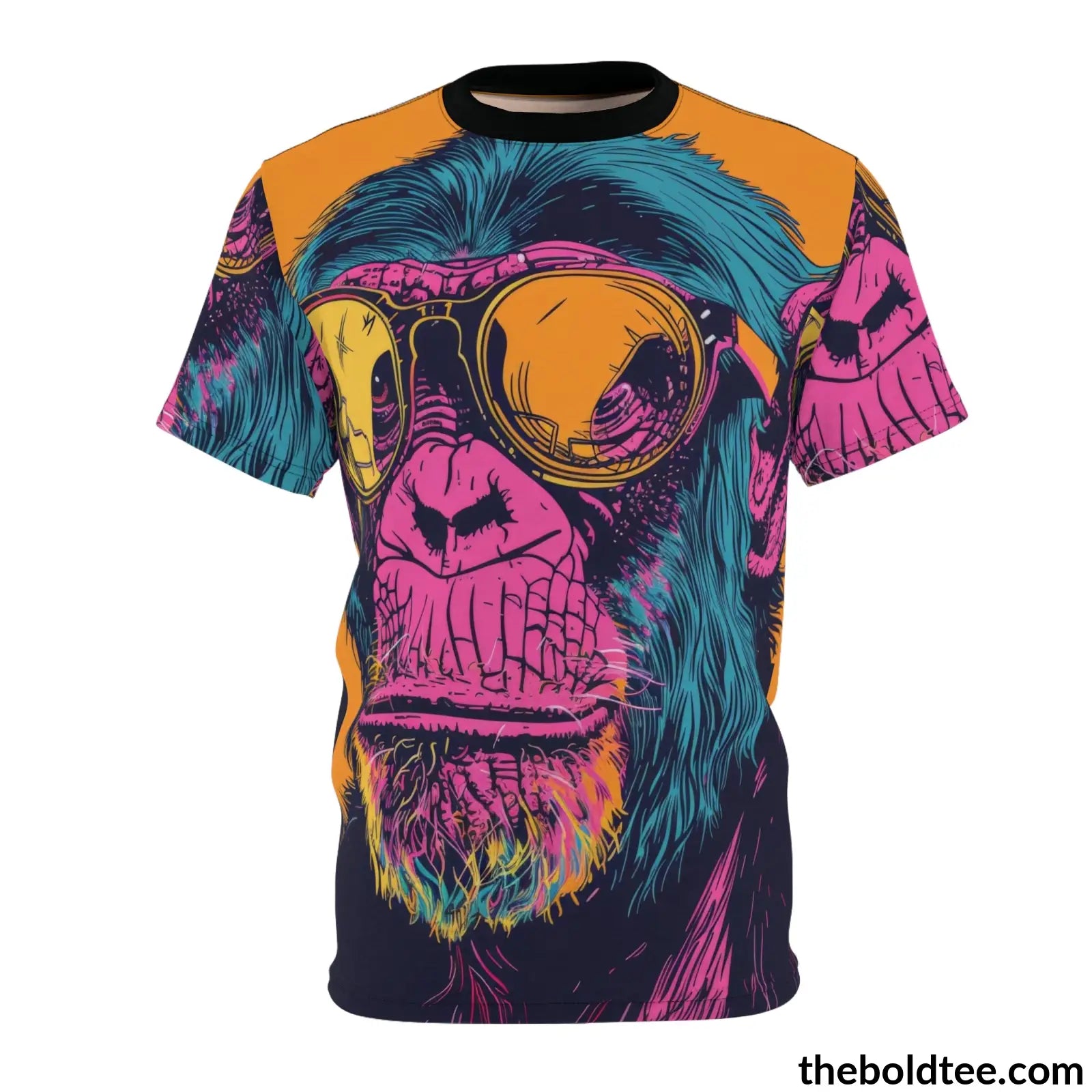 Epic Animal Pop Art Tee - Premium All Over Print Crewneck Black Stitching / 6 Oz. S Prints