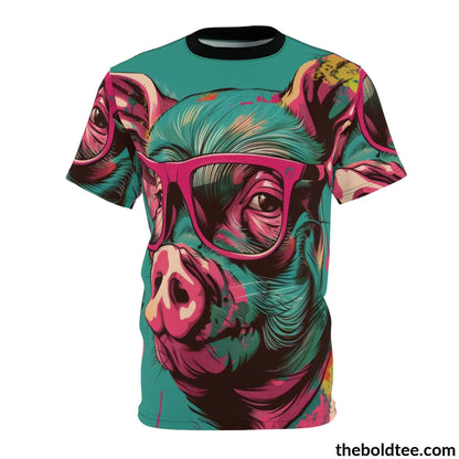 Epic Animal Pop Art Tee - Premium All Over Print Crewneck S Prints