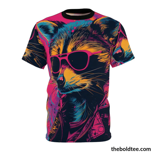 Epic Animal Pop Art Tee - Premium All Over Print Crewneck Black Stitching / 6 Oz. S Prints