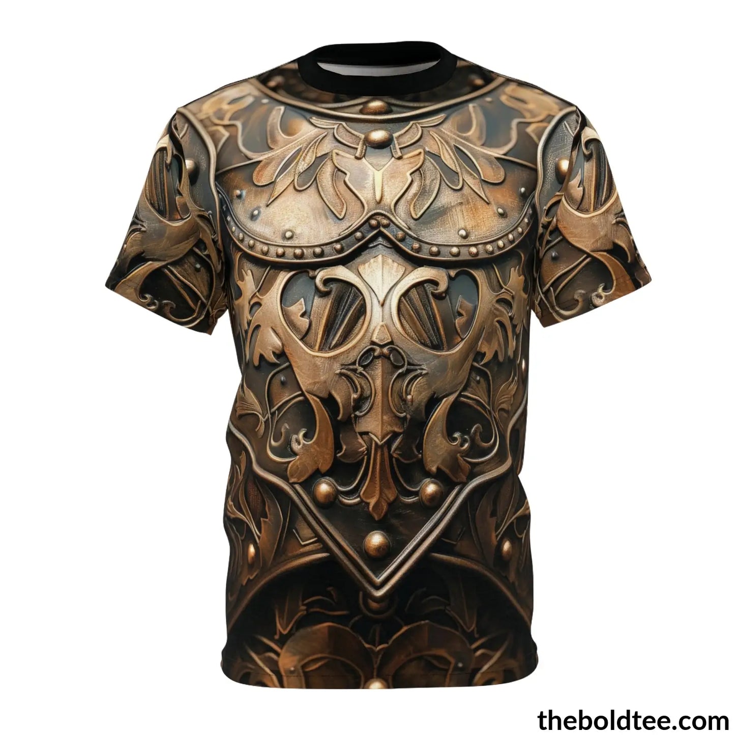 Epic Armor Tee - Premium All Over Print Crewneck Shirt Black Stitching / 6 Oz. S Prints