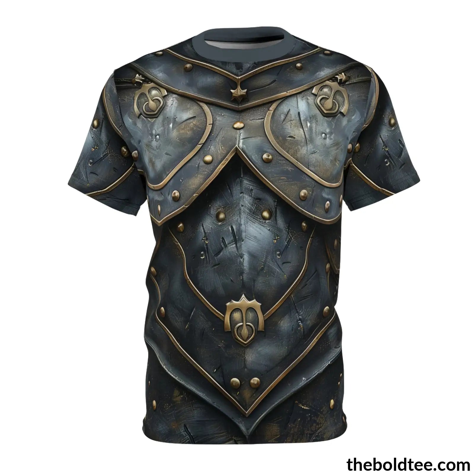 Epic Armor Tee - Premium All Over Print Crewneck Shirt Black Stitching / 6 Oz. S Prints