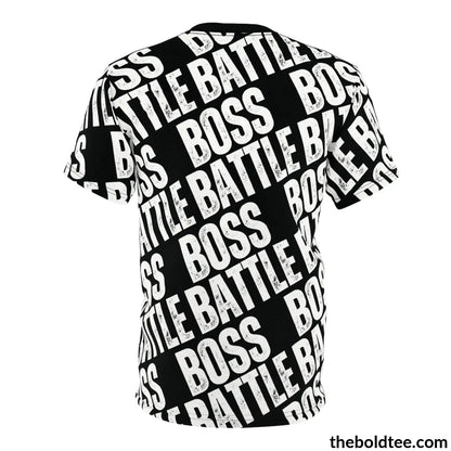 Epic Boss Battle Tee - Premium All Over Print Crewneck Prints