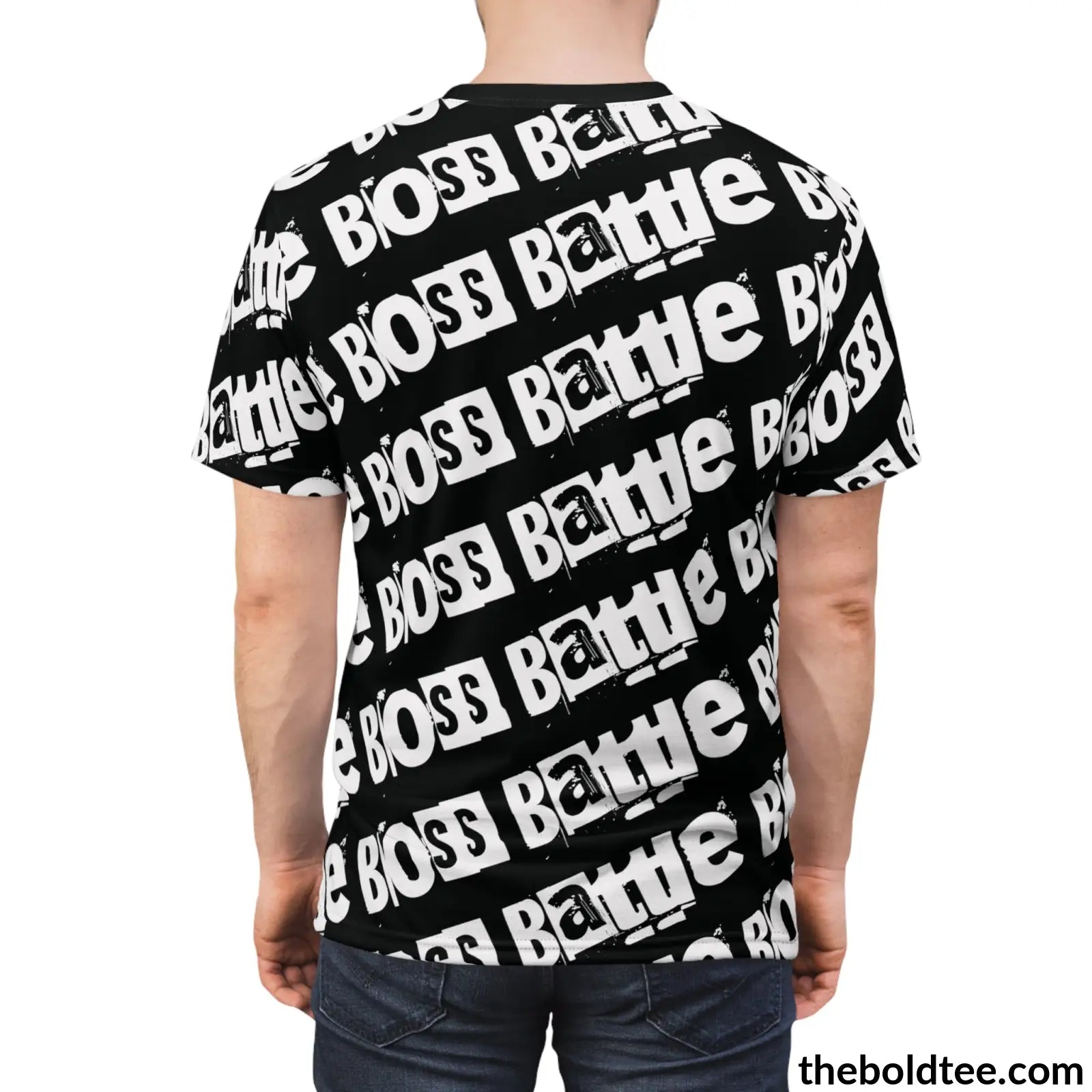 Epic Boss Battle Tee - Premium All Over Print Crewneck Prints