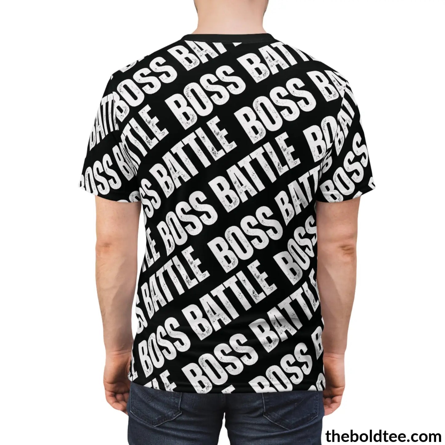 Epic Boss Battle Tee - Premium All Over Print Crewneck Prints