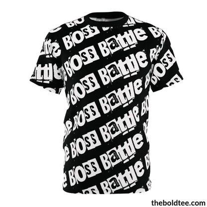 Epic Boss Battle Tee - Premium All Over Print Crewneck S Prints