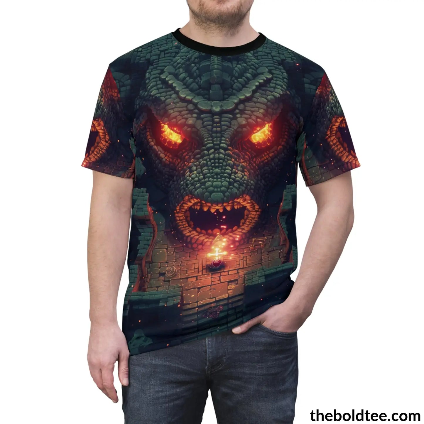 Epic Endboss Gamer Tee - Premium All Over Print Crewneck Prints