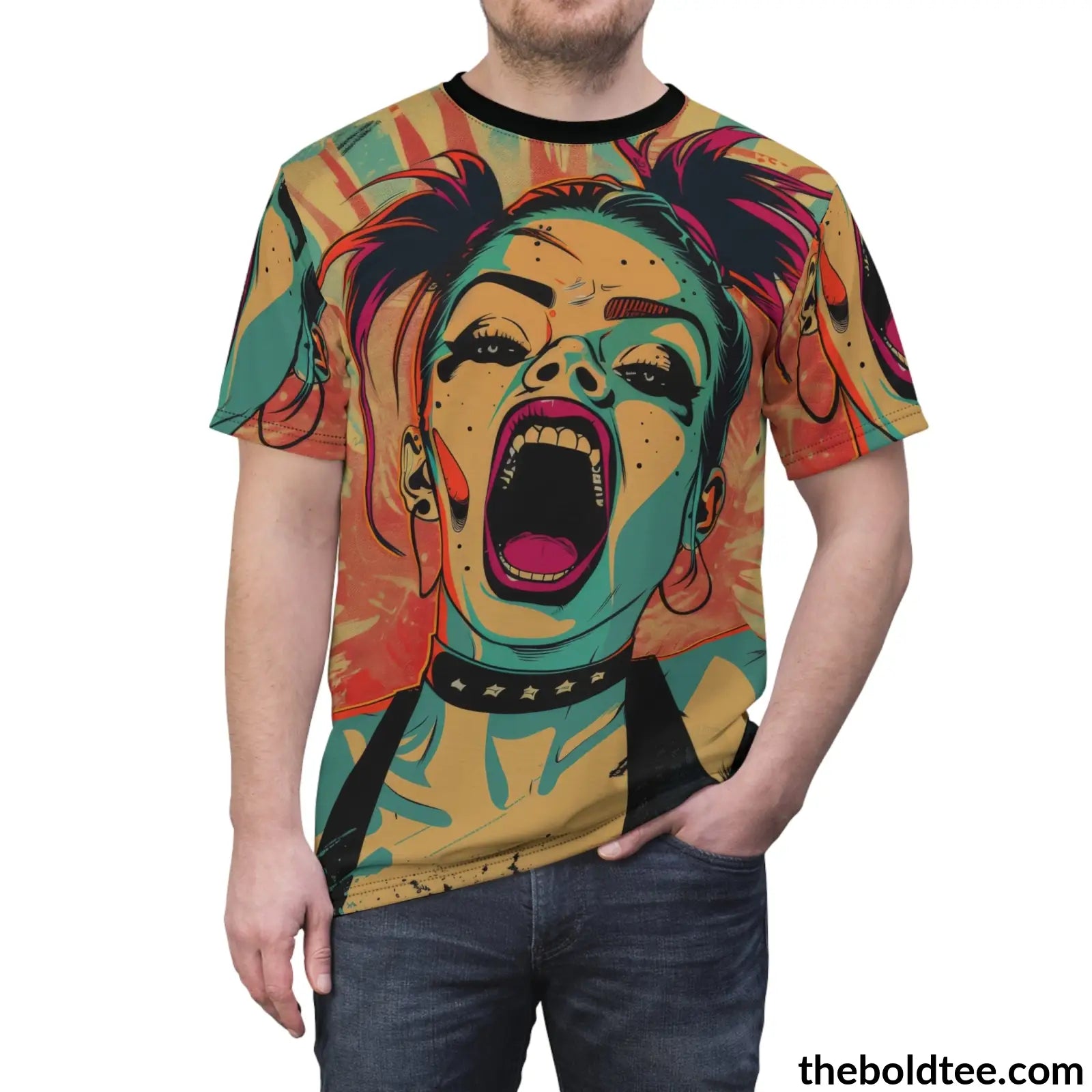 Epic Pop Art Tee - Premium All Over Print Crewneck Prints