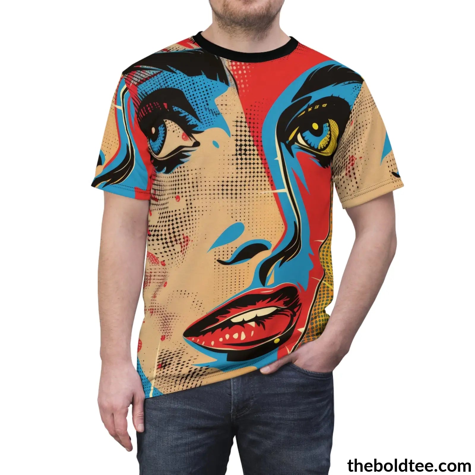 Epic Pop Art Tee - Premium All Over Print Crewneck Prints