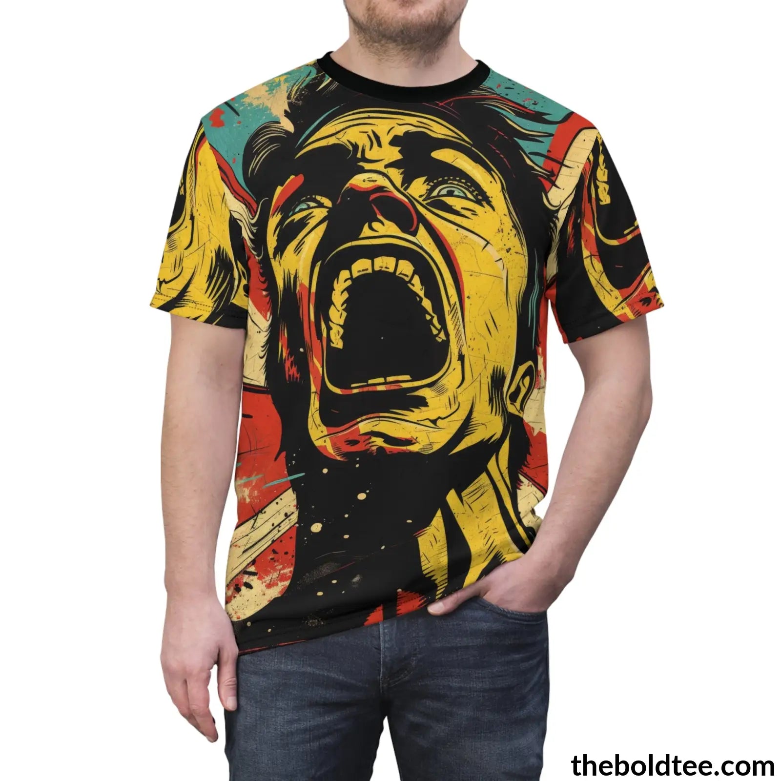 Epic Pop Art Tee - Premium All Over Print Crewneck Prints