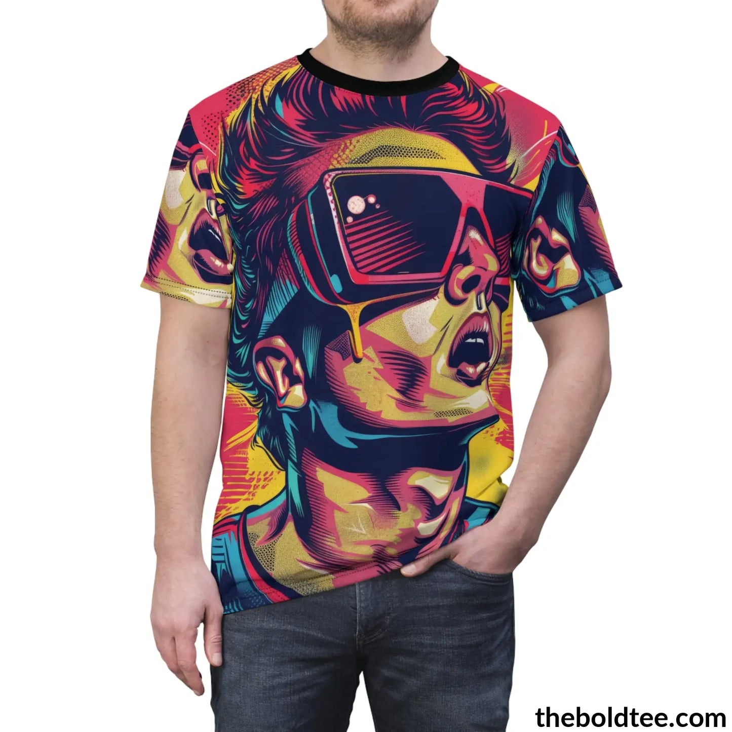 Epic Pop Art Tee - Premium All Over Print Crewneck Prints