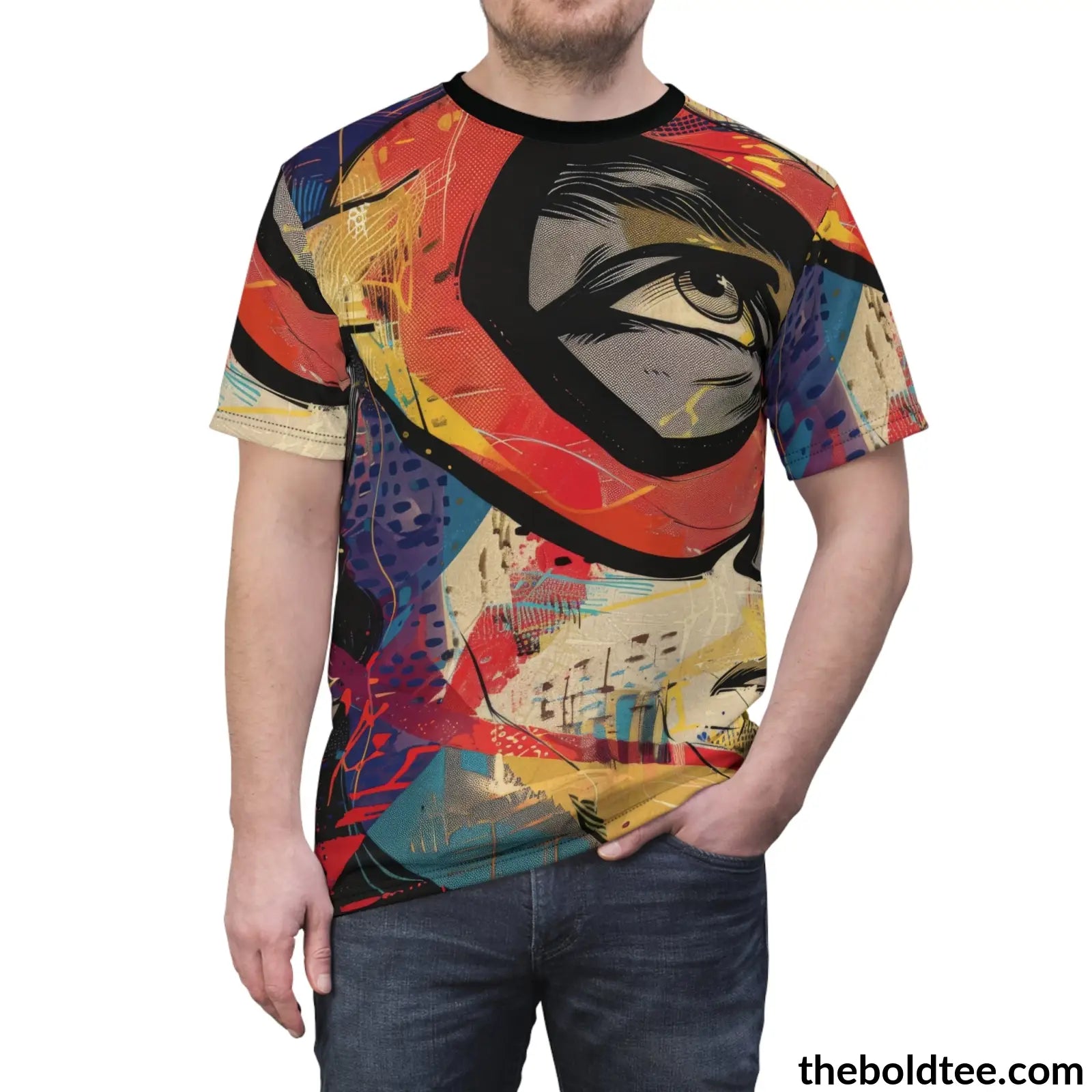 Epic Pop Art Tee - Premium All Over Print Crewneck Prints