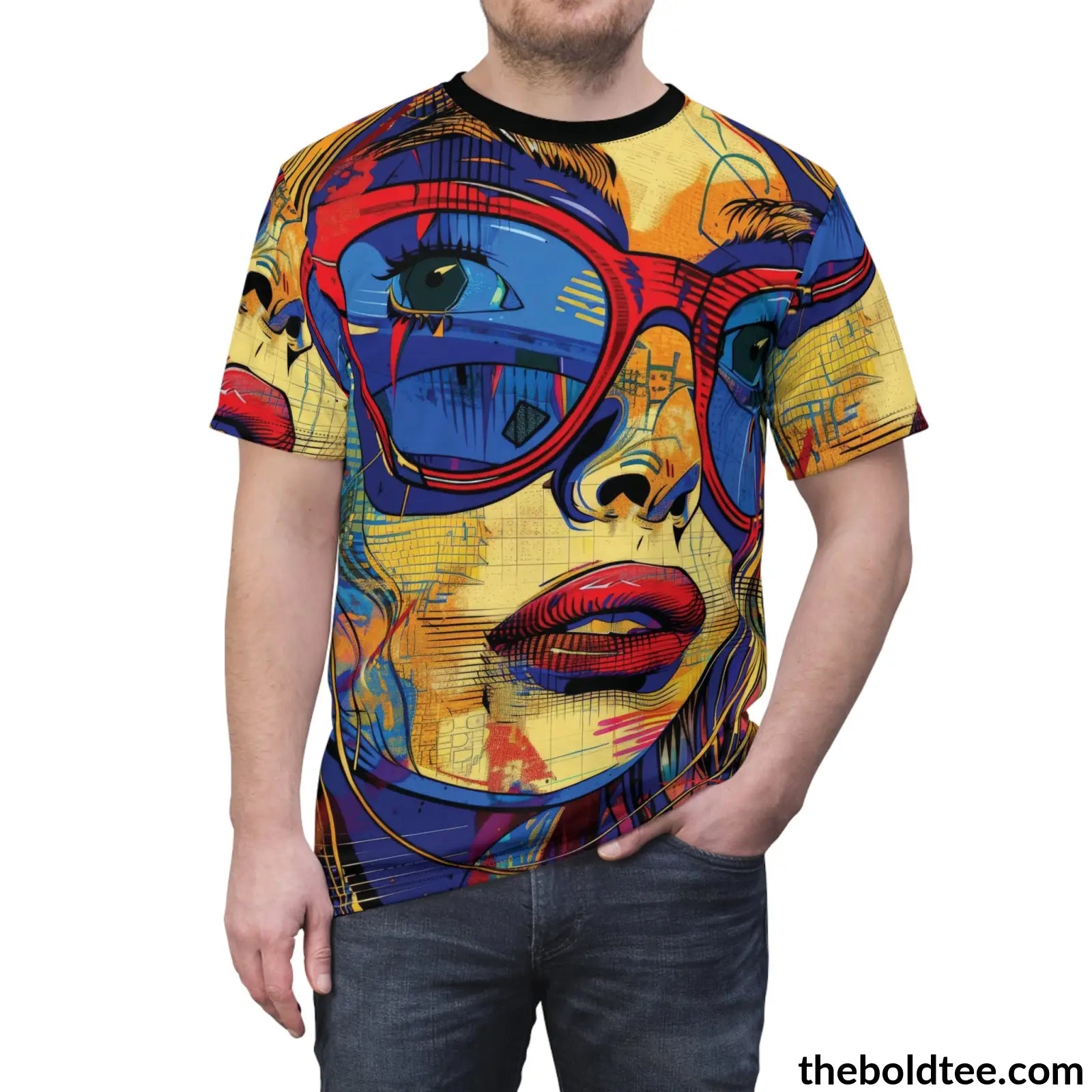 Epic Pop Art Tee - Premium All Over Print Crewneck Prints