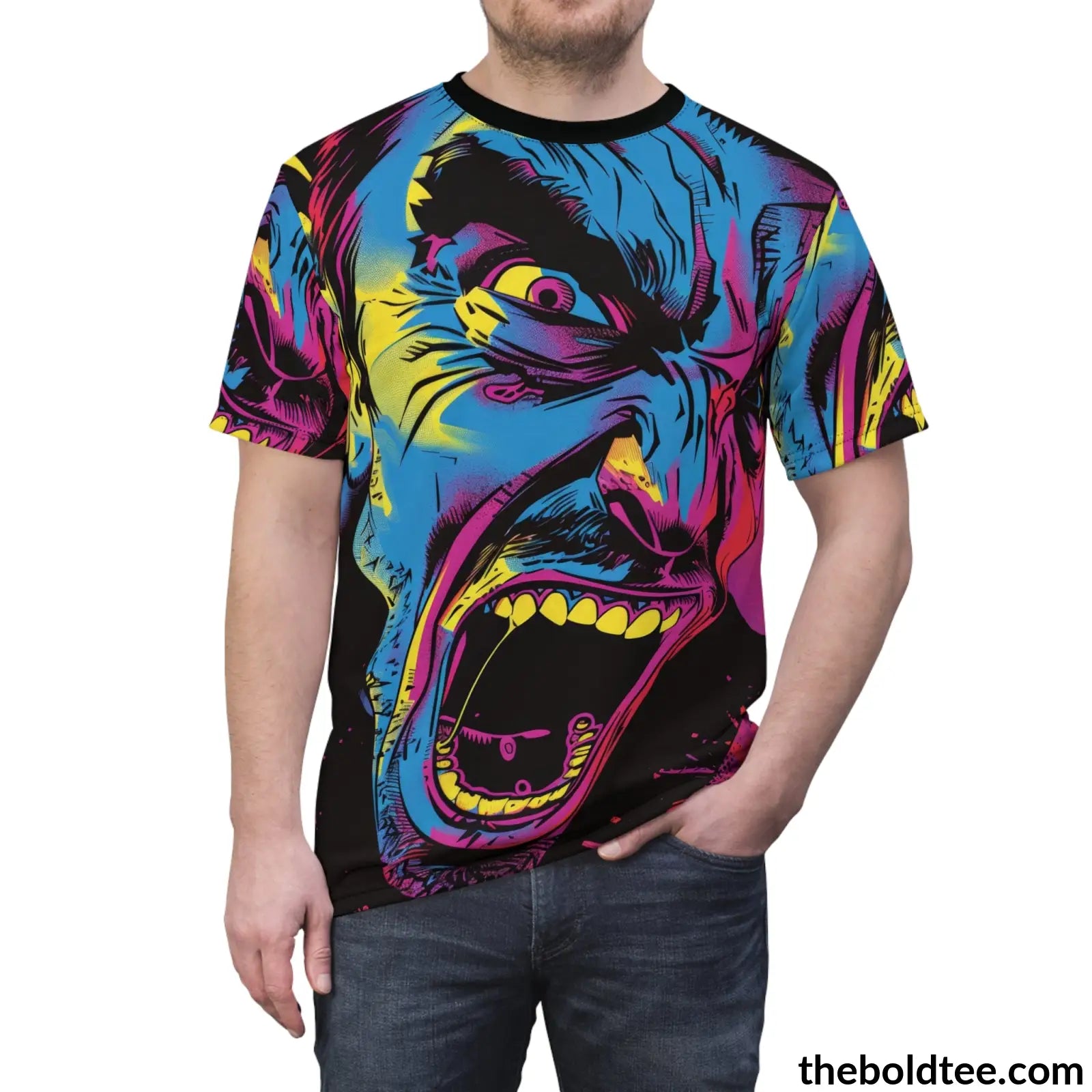 Epic Pop Art Tee - Premium All Over Print Crewneck Prints