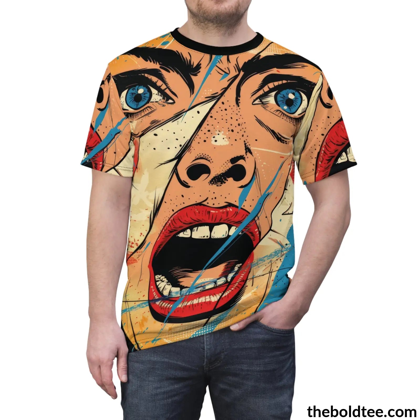 Epic Pop Art Tee - Premium All Over Print Crewneck Prints