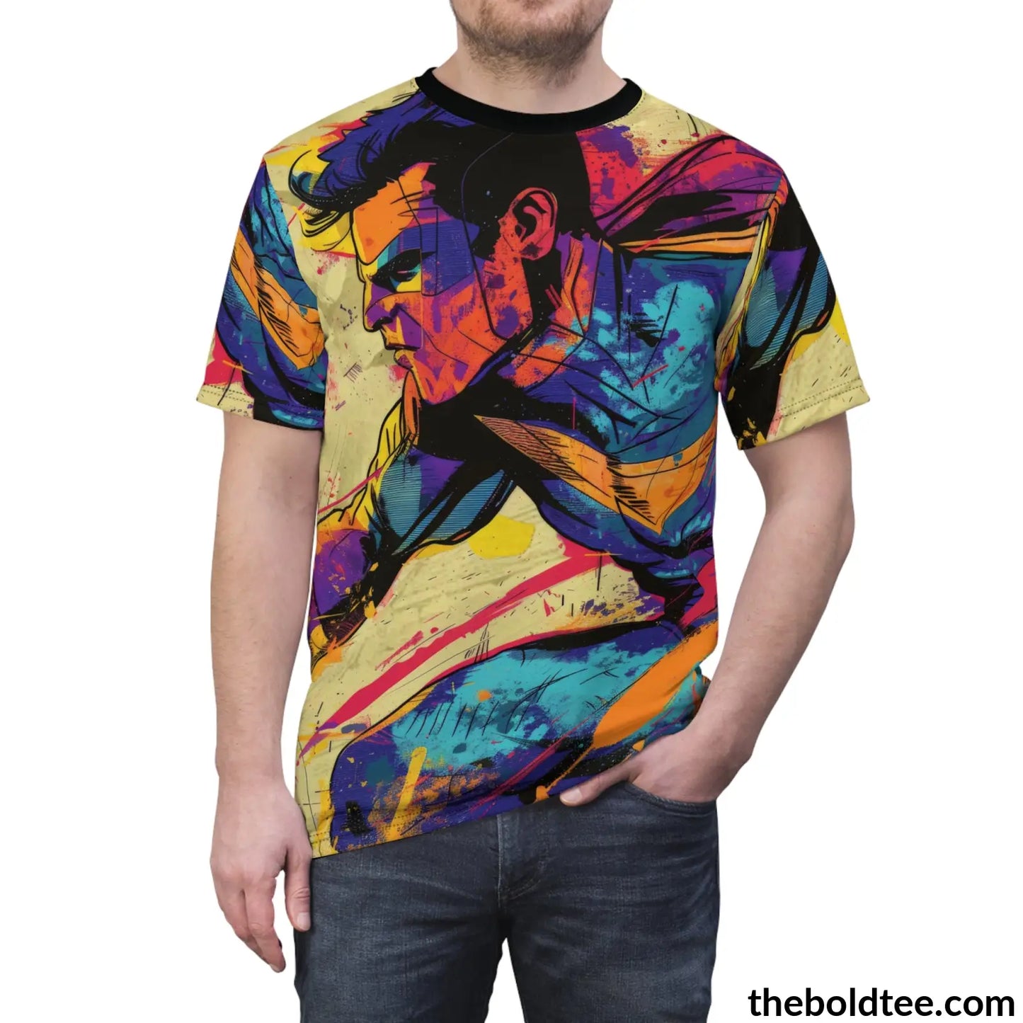 Epic Pop Art Tee - Premium All Over Print Crewneck Prints