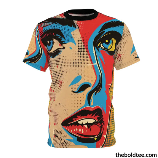 Epic Pop Art Tee - Premium All Over Print Crewneck Black Stitching / 6 Oz. S Prints