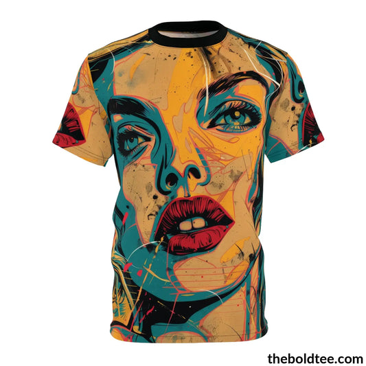 Epic Pop Art Tee - Premium All Over Print Crewneck Black Stitching / 6 Oz. S Prints