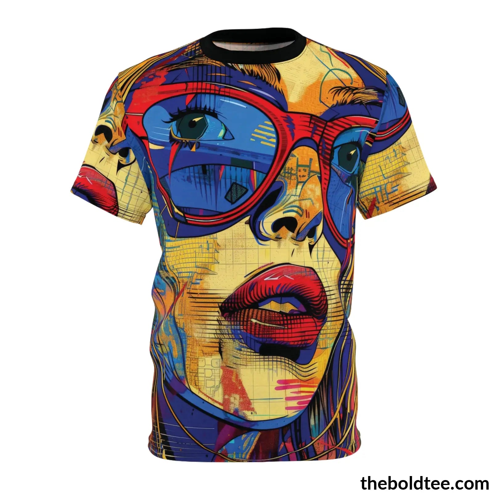 Epic Pop Art Tee - Premium All Over Print Crewneck Black Stitching / 6 Oz. S Prints