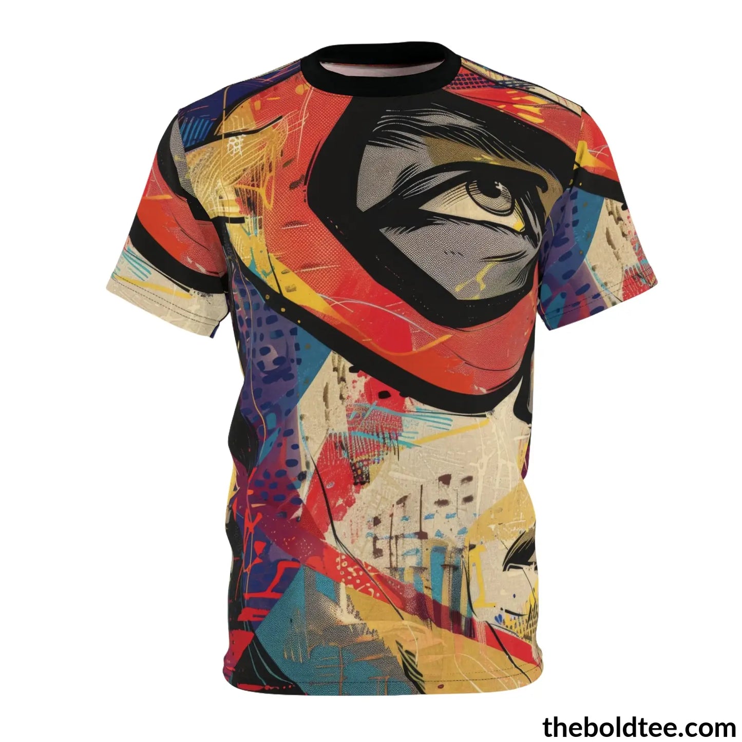 Epic Pop Art Tee - Premium All Over Print Crewneck Black Stitching / 6 Oz. S Prints