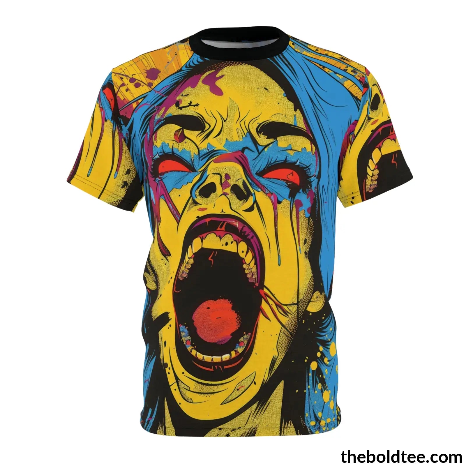 Epic Pop Art Tee - Premium All Over Print Crewneck S Prints