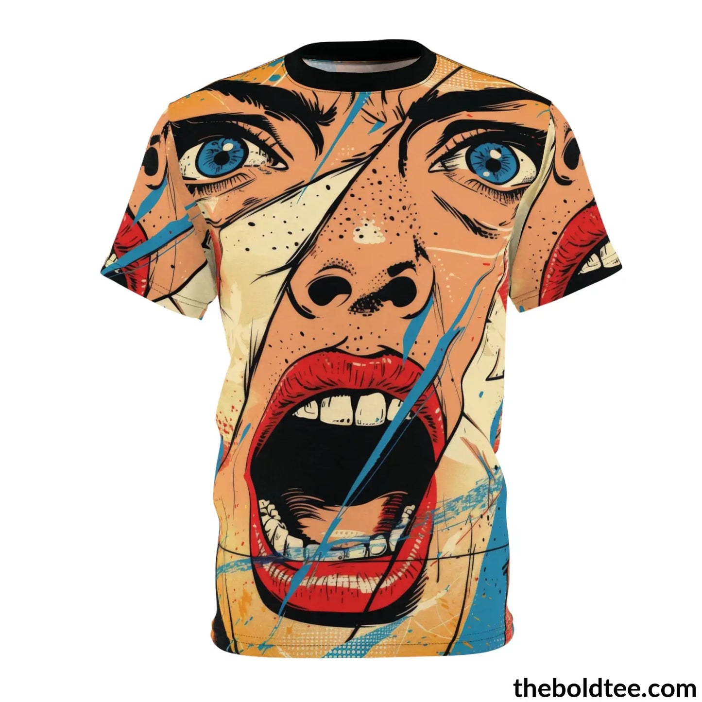 Epic Pop Art Tee - Premium All Over Print Crewneck Black Stitching / 6 Oz. S Prints