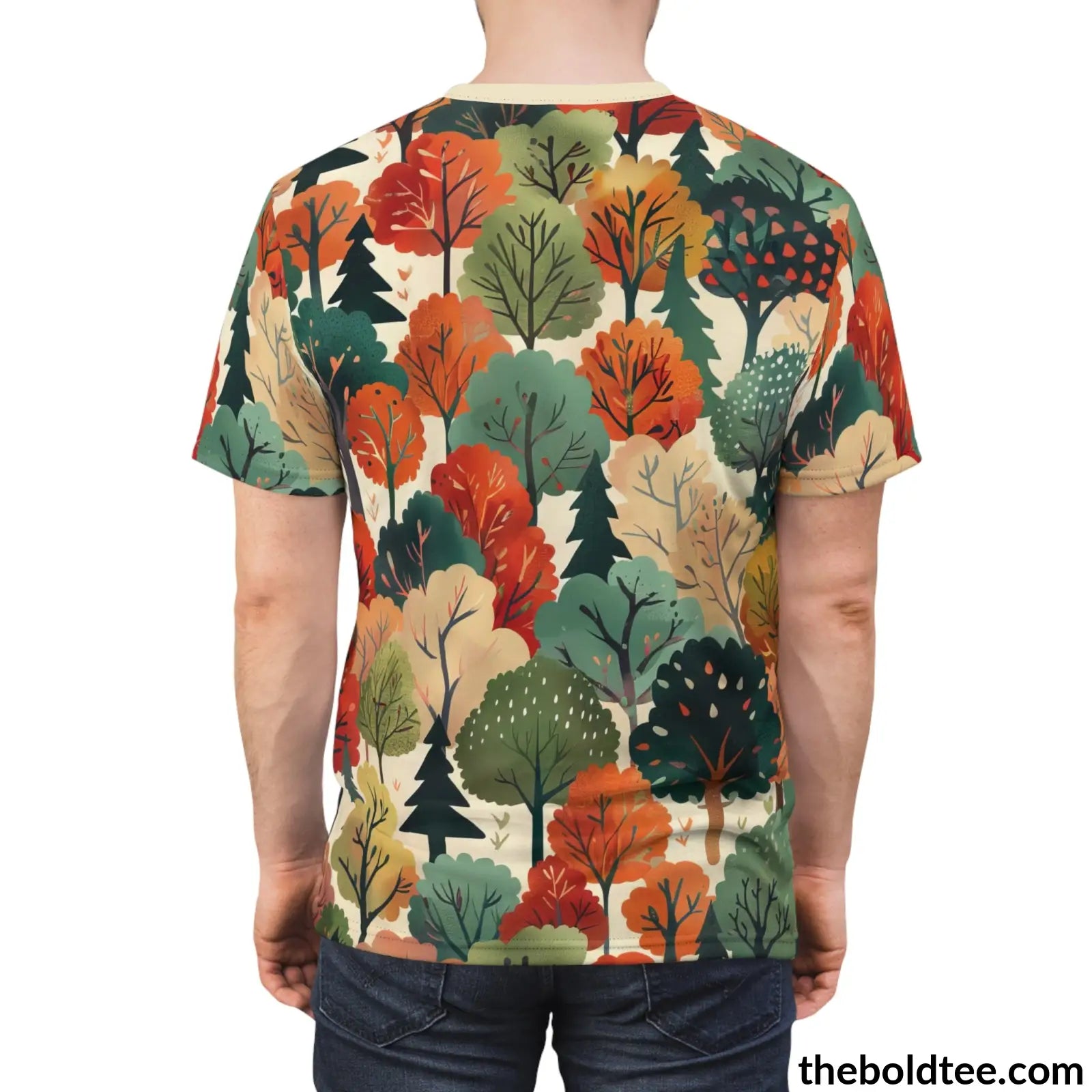 Forest Tee - Premium All Over Print Crewneck Shirt Prints