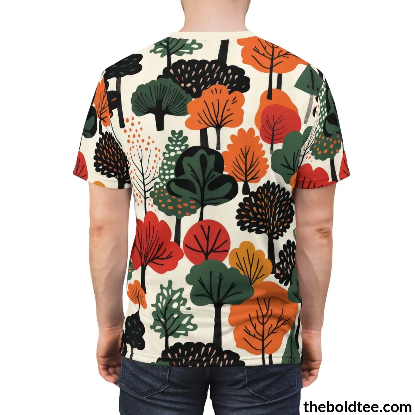 Forest Tee - Premium All Over Print Crewneck Shirt Prints