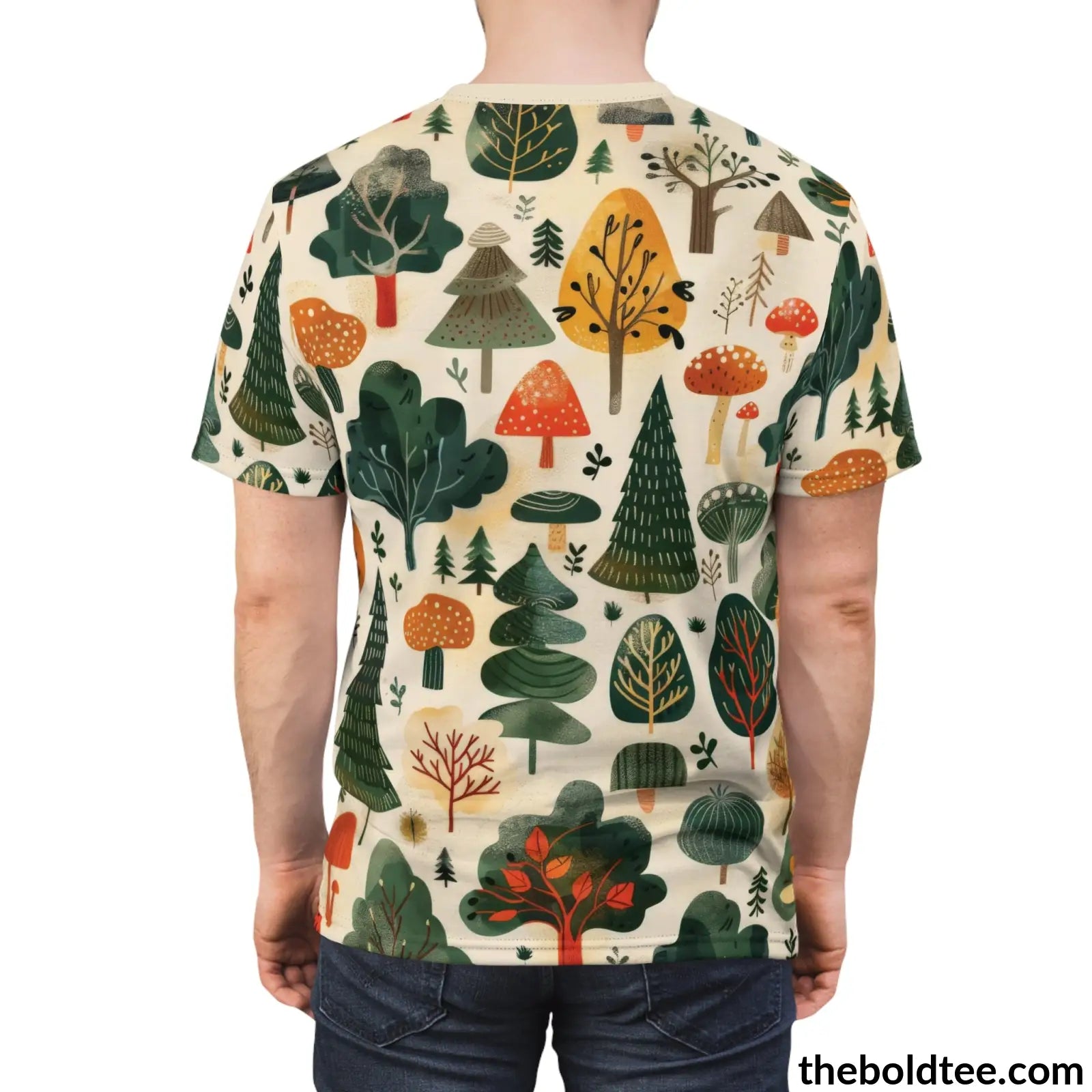 Forest Tee - Premium All Over Print Crewneck Shirt Prints