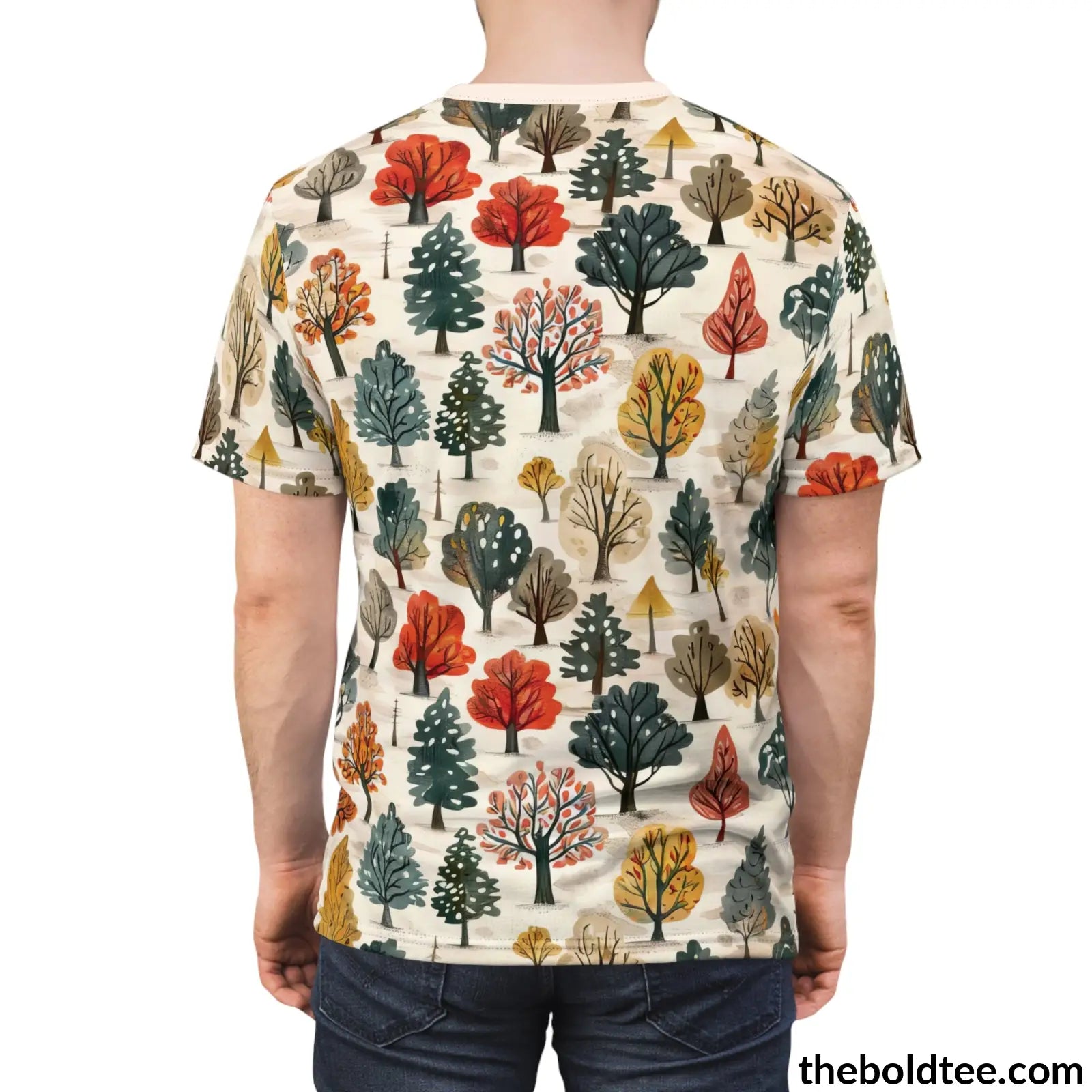 Forest Tee - Premium All Over Print Crewneck Shirt Prints