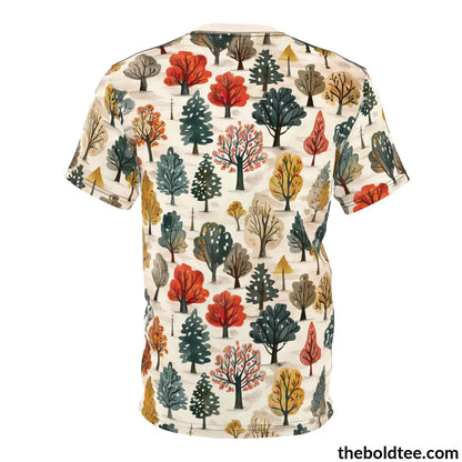 Forest Tee - Premium All Over Print Crewneck Shirt Prints