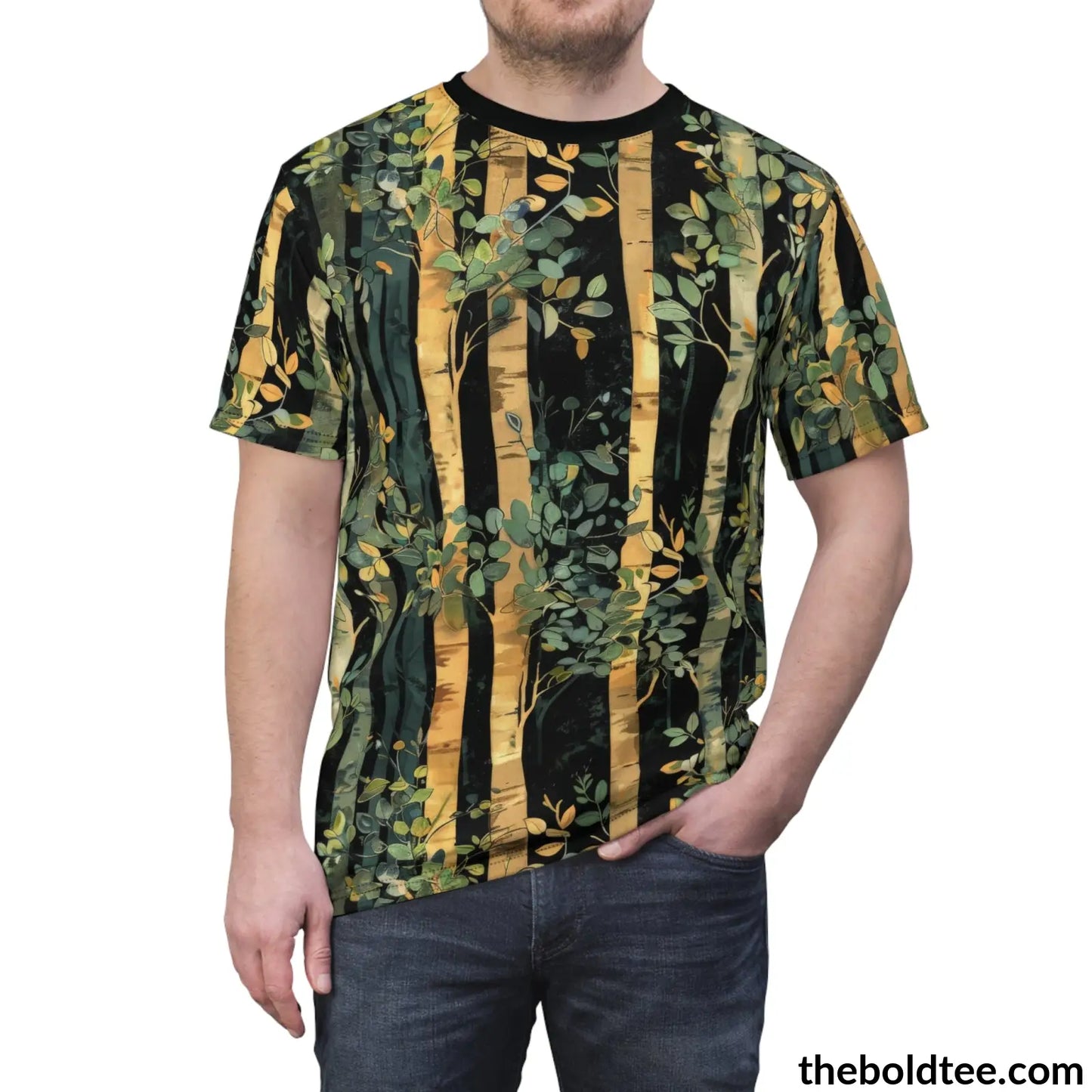 Forest Tee - Premium All Over Print Crewneck Shirt Prints