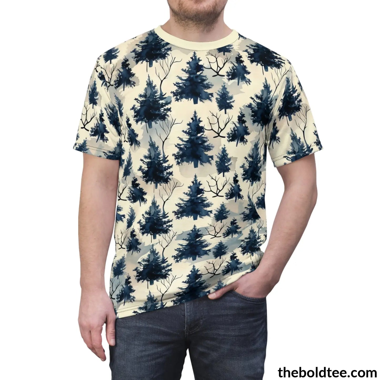 Forest Tee - Premium All Over Print Crewneck Shirt Prints